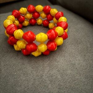 Handmade in Rwanda Colorful Beaded Bracelet